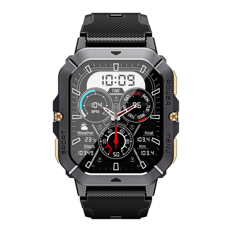 Oukitel BT101 (Robust Smartwatch - 2.02'' - Call Answers) Black