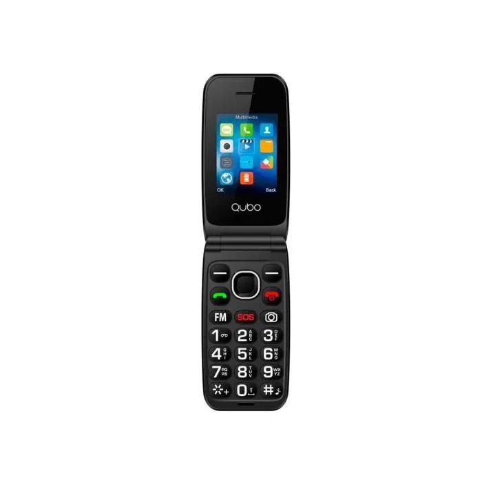 Qubo Senior P-210nw 4G Smartphone, Black
