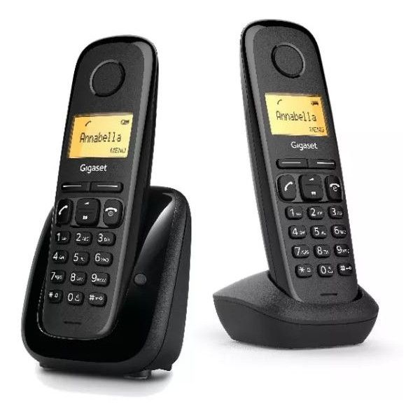 Gigaset A180 Duo Mm Black Phone