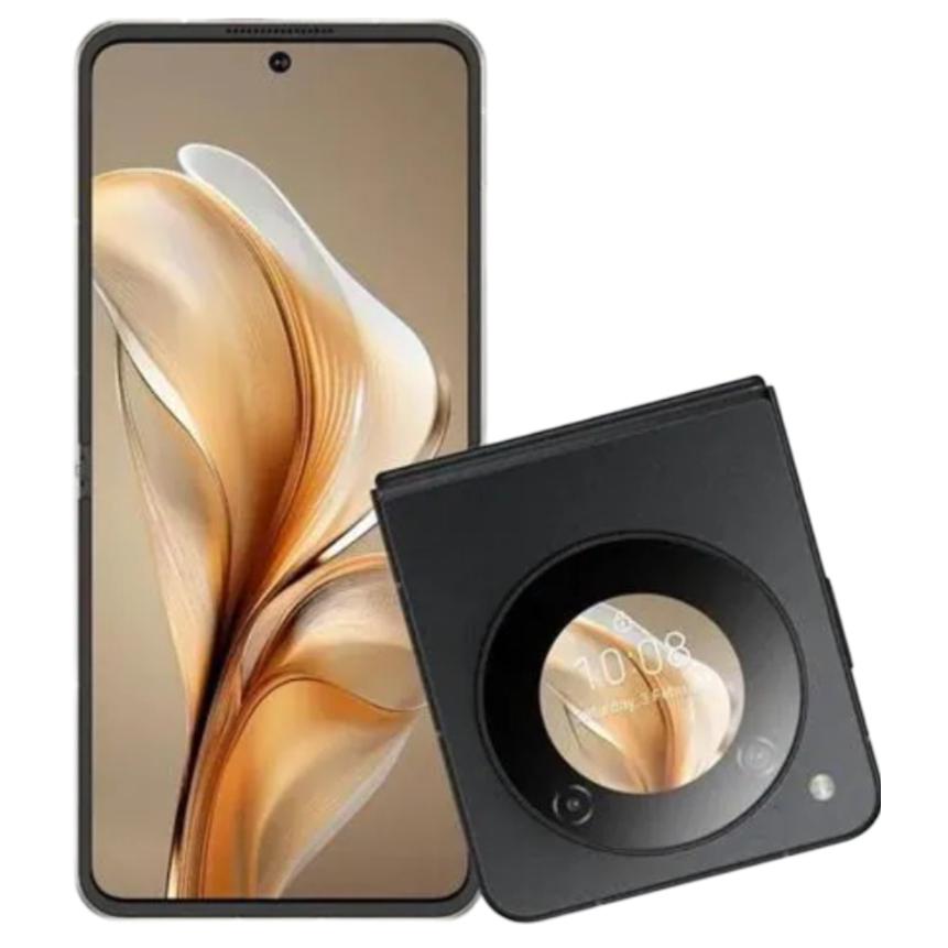 ZTE Nubia Flip 5G - Pantalla de 6.9", Resolución FHD+, Procesador Snapdragon 7 Gen 1, 8 GB de RAM, 256 GB de almacenamiento, Cámara trasera doble de 50 MP, Batería de 4310 mAh, Negro