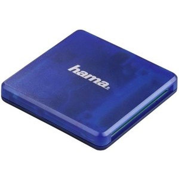 Lector de tarjetas de memoria Hama USB 2.0 Azul