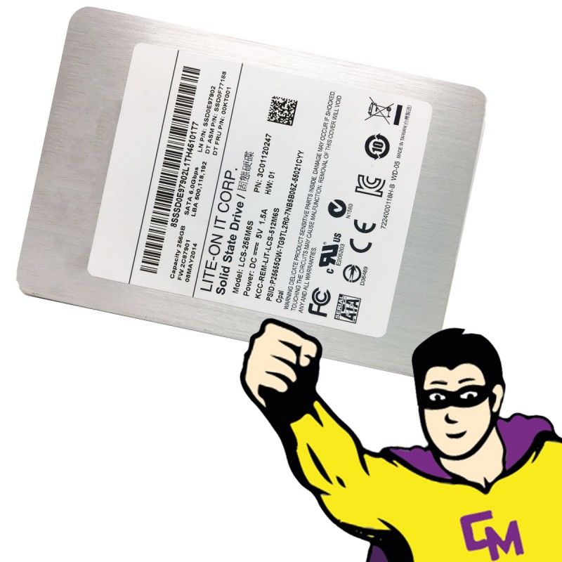 LiteOn 256GB 2.5-inch SSD, SATA III 6Gbps