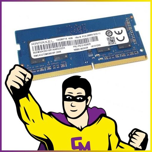 Memoria RAM Ramaxel 4GB DDR4 SODIMM (2666MHz, CL19)
