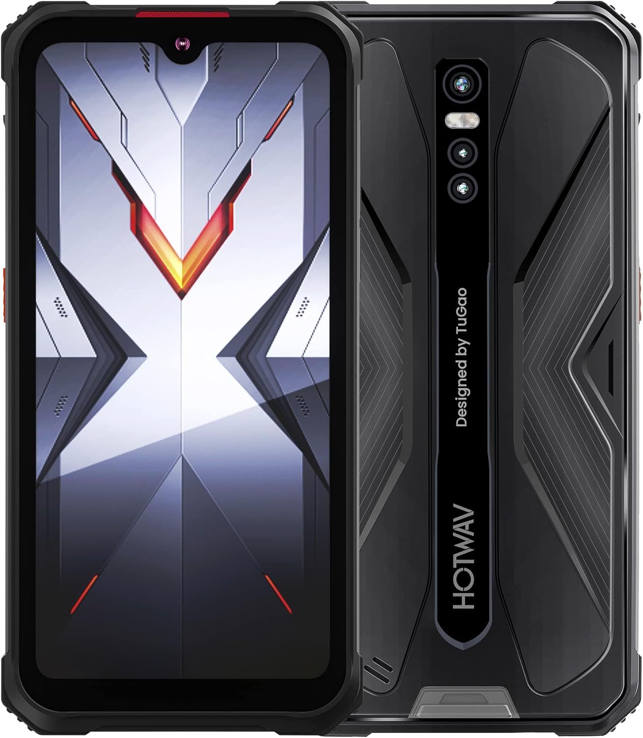 Hotwav Cyber 9 Pro - Teléfono móvil resistente al agua y a caídas de 6.3" con cámara triple de 48MP, batería de 7500mAh, 8GB+128GB y 4G