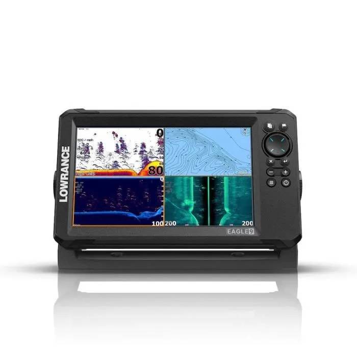 Lowrance Eagle 9" GPS Fish Finder - TripleShot HD Beam - IPS Display - IPX7 Waterproof