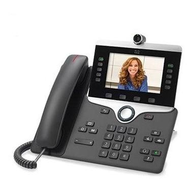 Cisco 8865 Refurbished Desktop Phone, Charcoal Grey