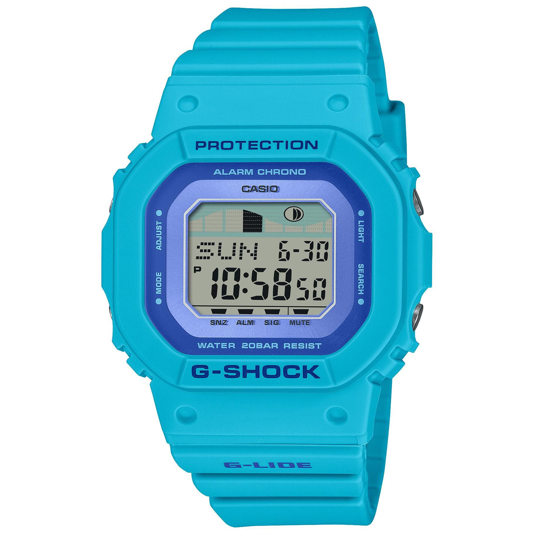 Reloj Casio G-Shock GLX-S5610-2 para hombre y mujer, blanco