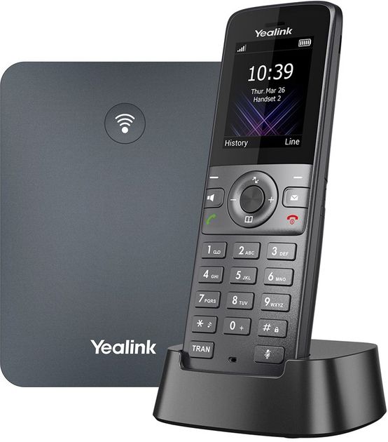 Yealink W74P Corded Phone, Gray TFT