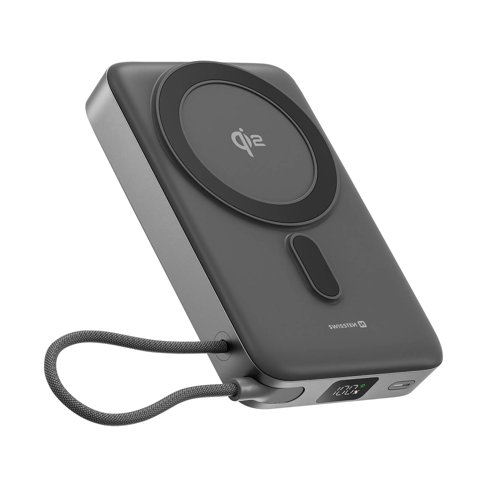 Swissten Qi2 10000mAh Powerbank with Magsafe and USB-C 35W