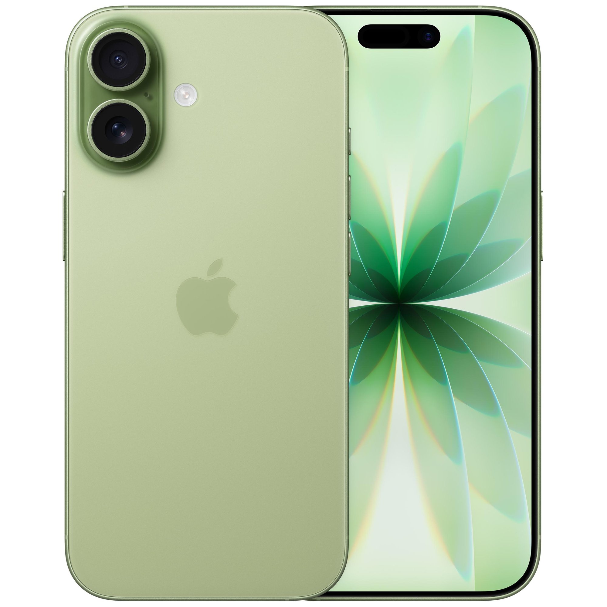 iPhone Apple 17 - Écran 6,3", Double SIM, 5G, 512 Go, Vert Sapin