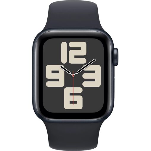 Apple Watch SE (GPS + Cellular) - 2nd Generation - 40mm - Midnight Aluminium - Sport Band - Fluoroelastomer - S/M Band Size - 32GB - Wi-Fi, LTE, Bluetooth - 4G - 27.8g