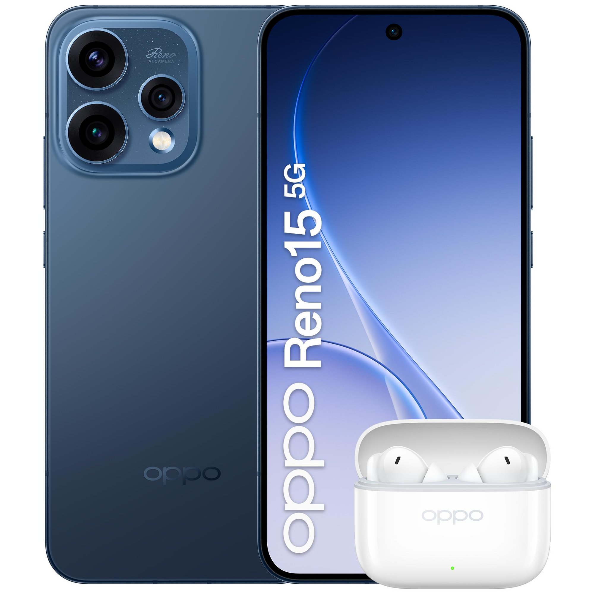 OPPO Reno15 5G - Twilight Black (6.59" Screen, 8GB RAM, 512GB Storage)