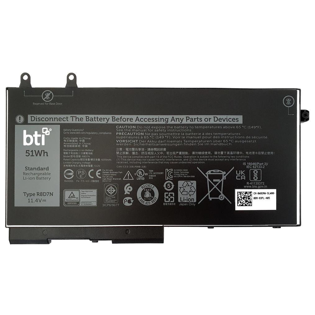 BTI Rechargeable Lithium-Ion Battery 4342 mAh 11.4V