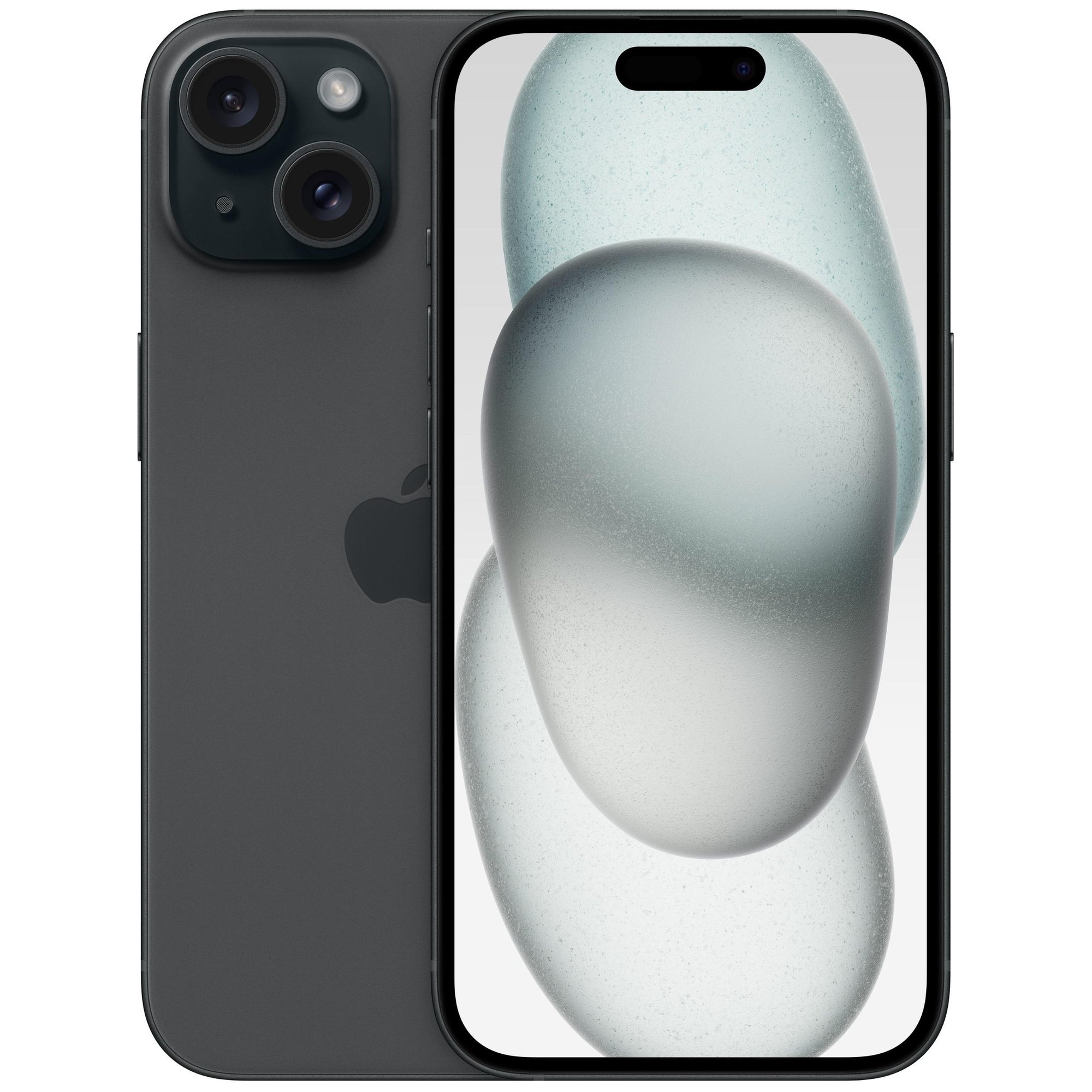 Apple iPhone 15 - 6.1-inch, Double SIM, 256GB, iOS 17, 5G, USB Type-C, Black