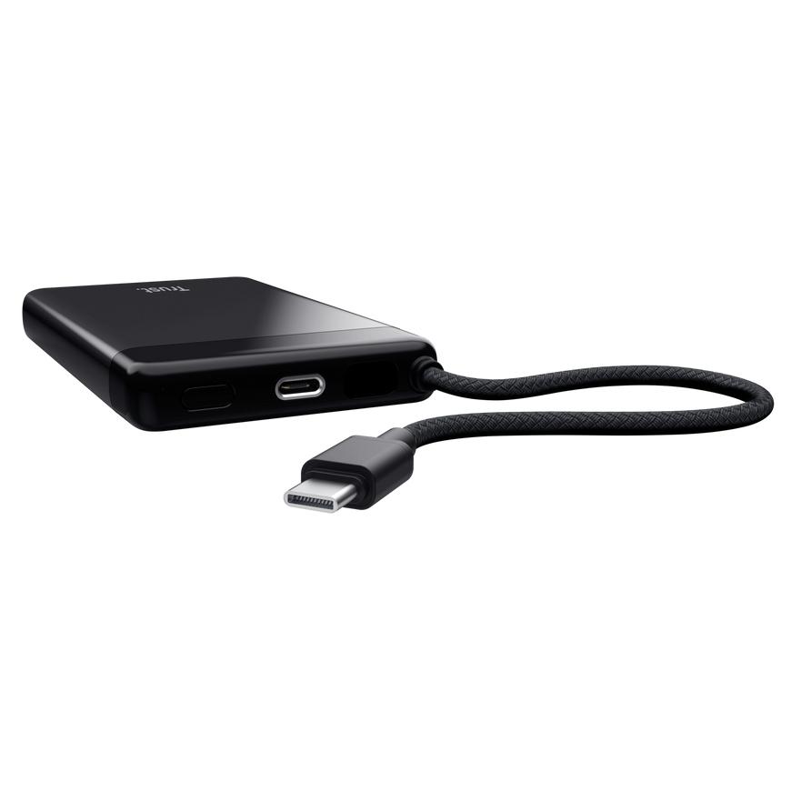 Trust 10,000 mAh Lithium-Ion Power Bank (Li-Ion) - Black