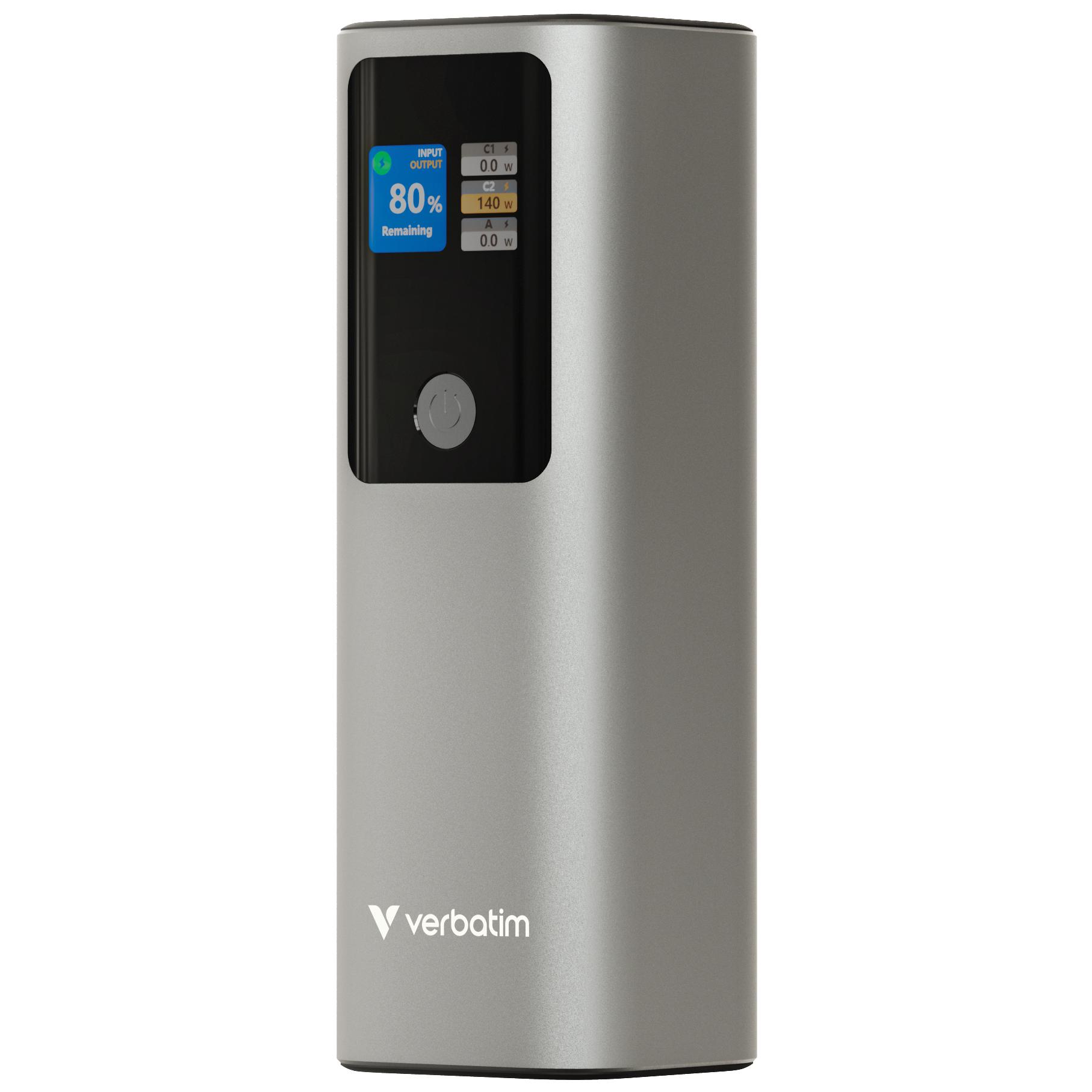 Verbatim 27000mAh Lithium-Ion Power Bank (Li-Ion) - Grey