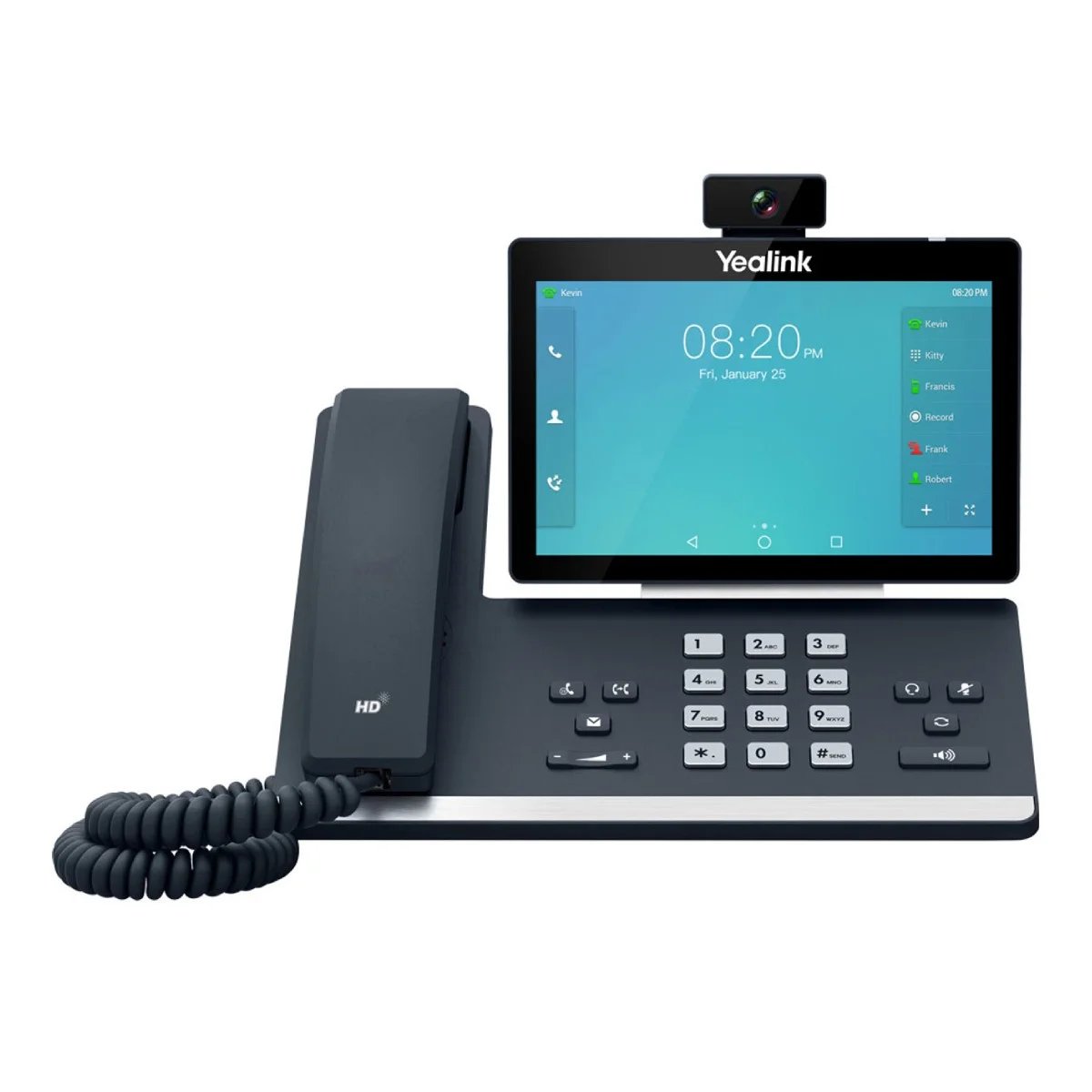 Yealink SIP-T58A IP Phone with PoE Camera - Black