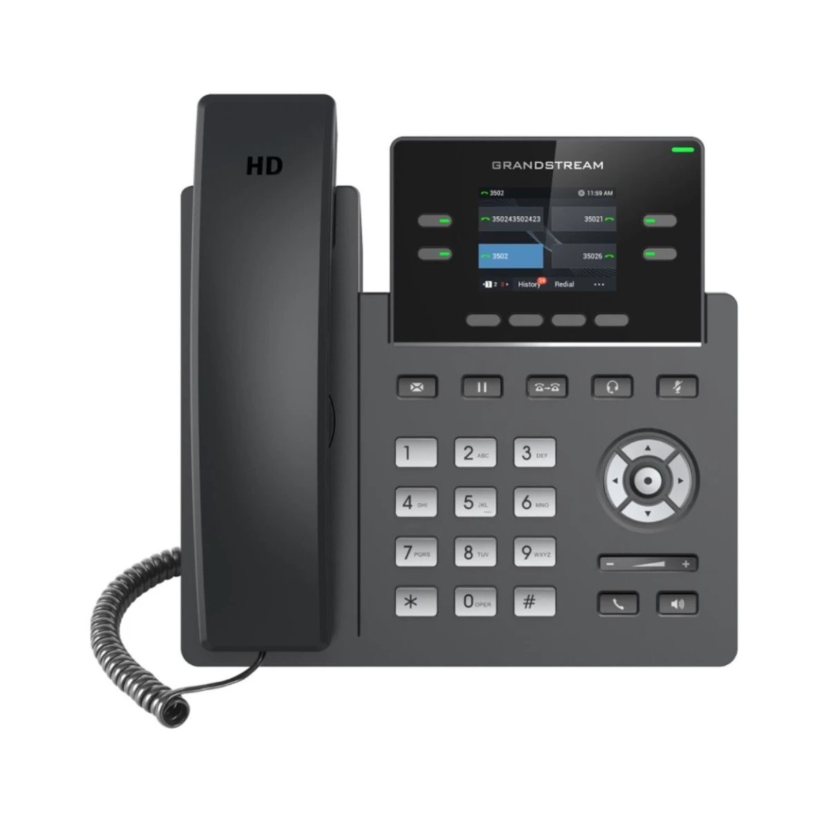 Grandstream GRP2612W Wi-Fi IP Phone, Black