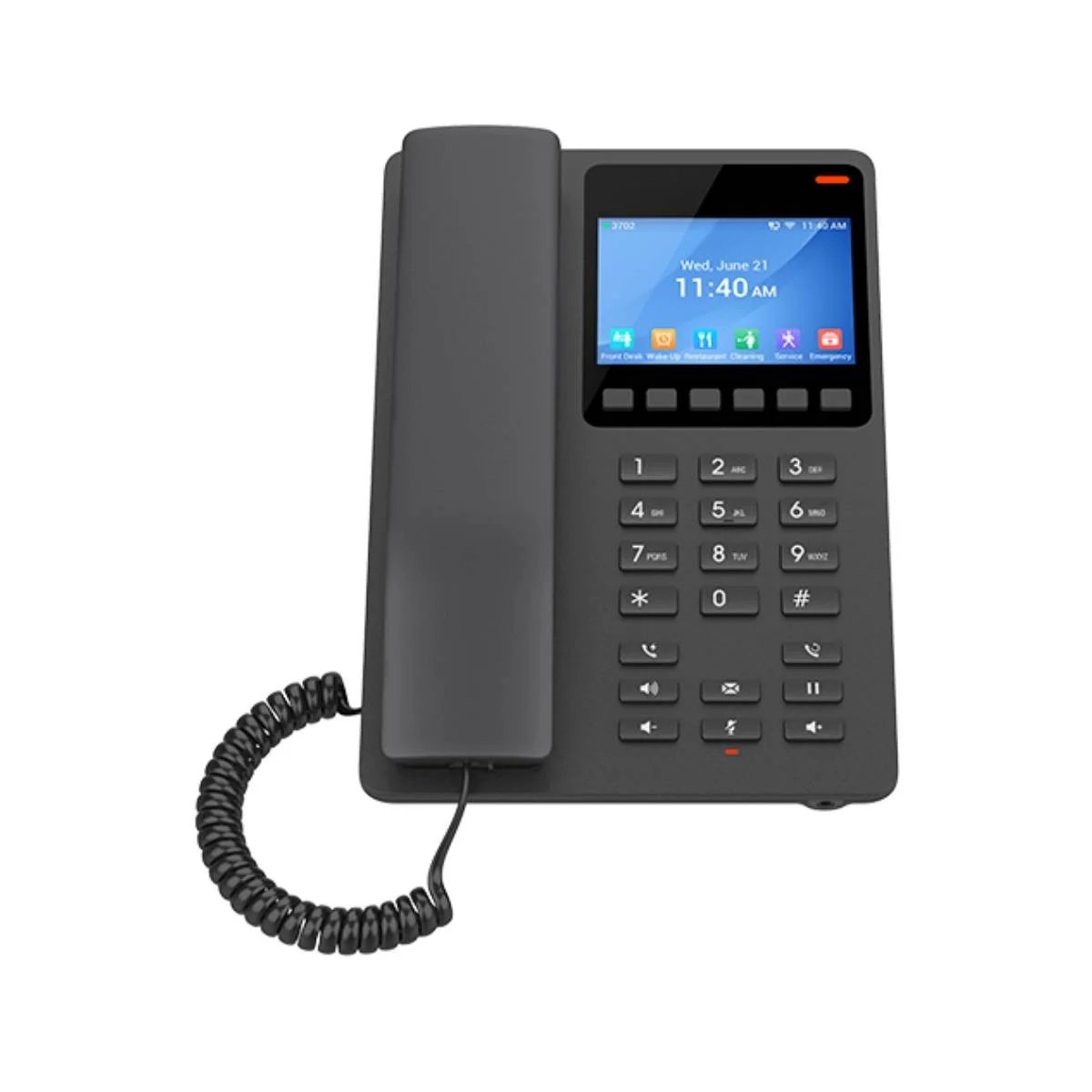 Grandstream GHP631W PoE IP Phone - Black