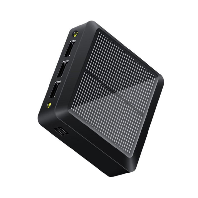 DEALY 10000mAh Solar Power Bank