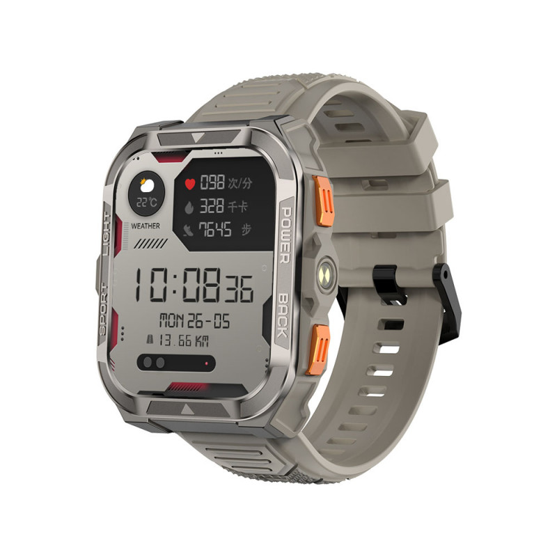 Blackview W80 Pro Smartwatch (1.91'' - High Precision GPS Positioning - Khaki)