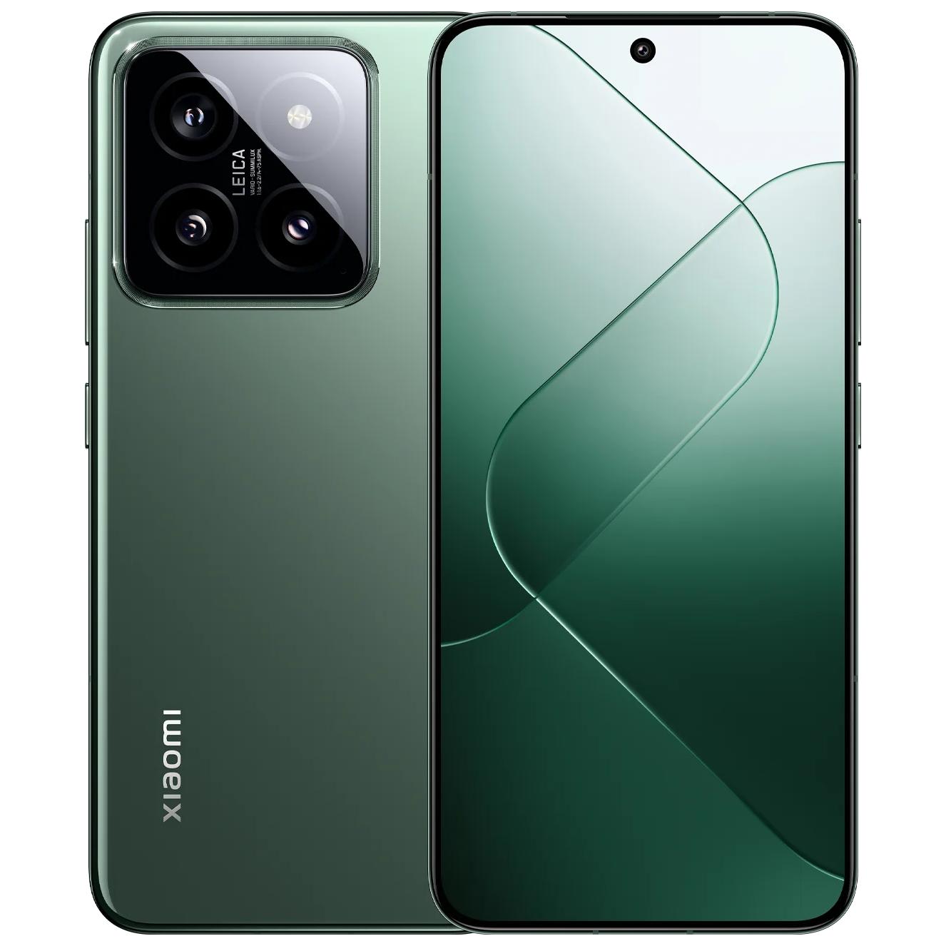 Wind Tre Xiaomi 14 5G - 6.36" Double SIM, 12GB RAM, 512GB Storage, Green