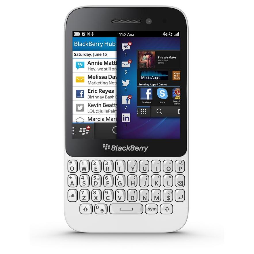 BlackBerry 10 Q5 - 3.1" Display, 2GB RAM, 5MP Camera, White