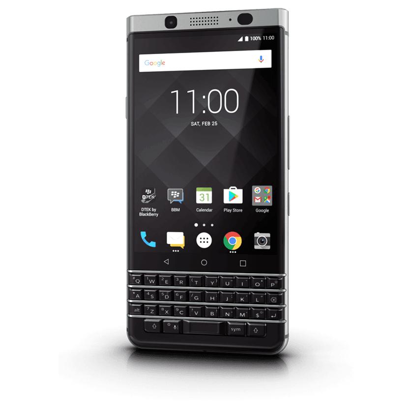 BlackBerry KeyOne - 4.5" Display, Android 7.1, 3GB RAM, 32GB Storage, Silver