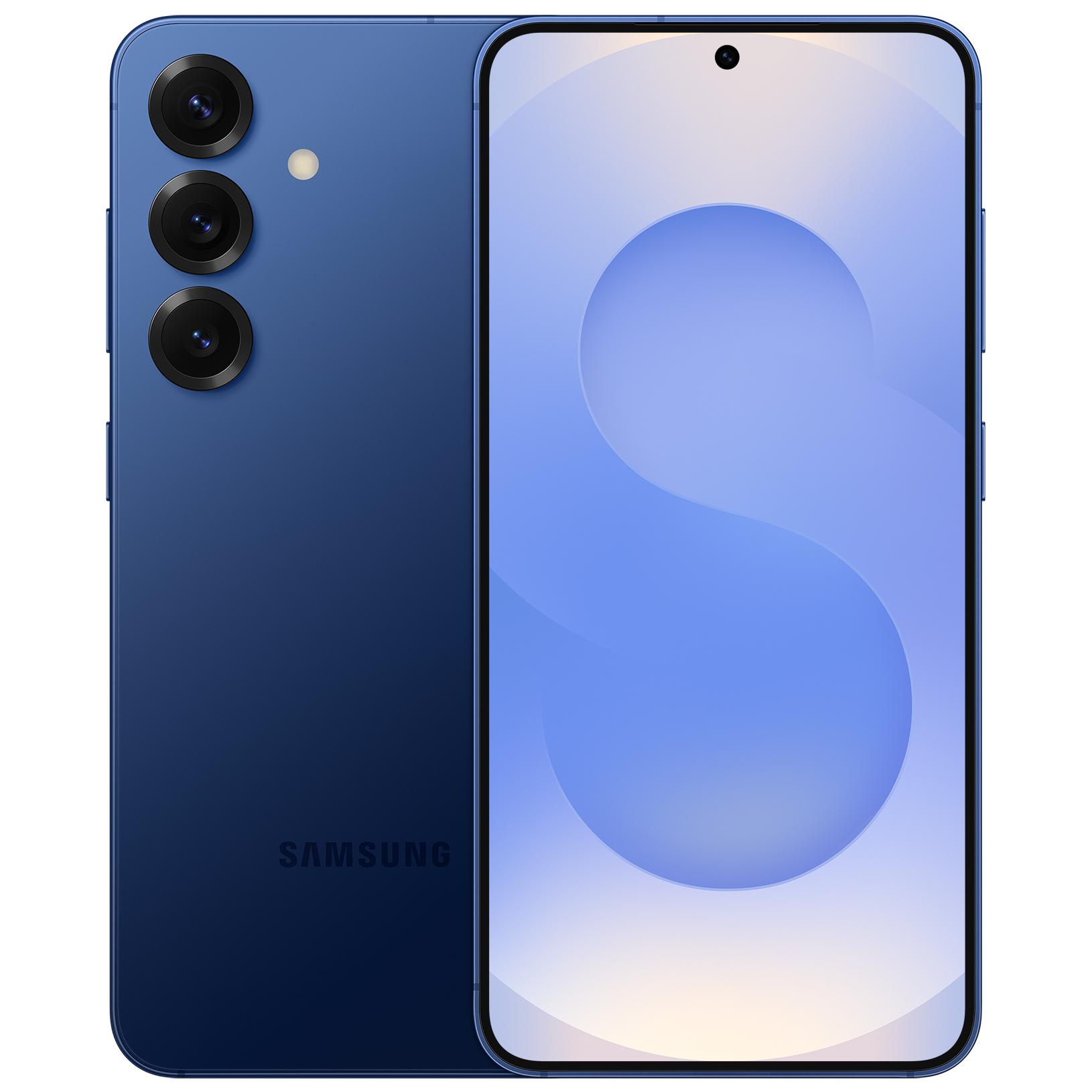 Vodafone Galaxy S25 - Pantalla de 6,2 pulgadas, Doble SIM, Android 15, 5G, USB Tipo C, 12GB de RAM, 128GB de almacenamiento, Batería de 4000mAh, Azul marino