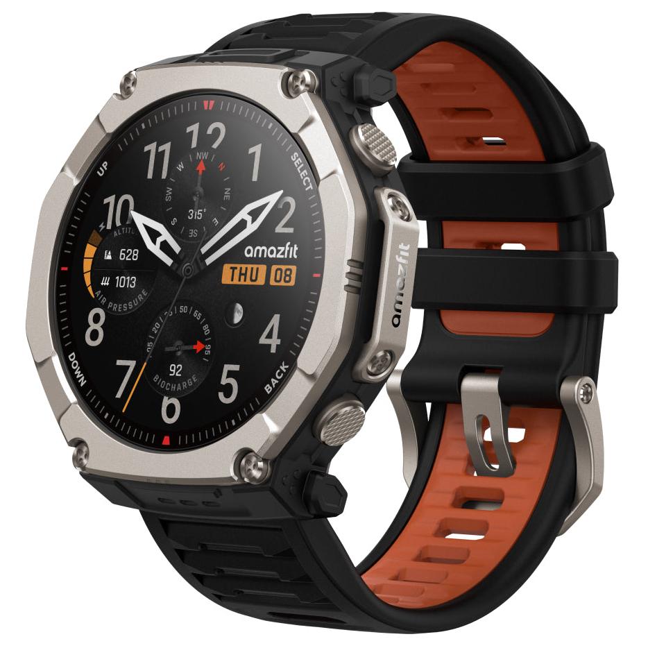 Amazfit T-Rex Ultra 2 - 51mm Titanium GPS Watch with Wi-Fi