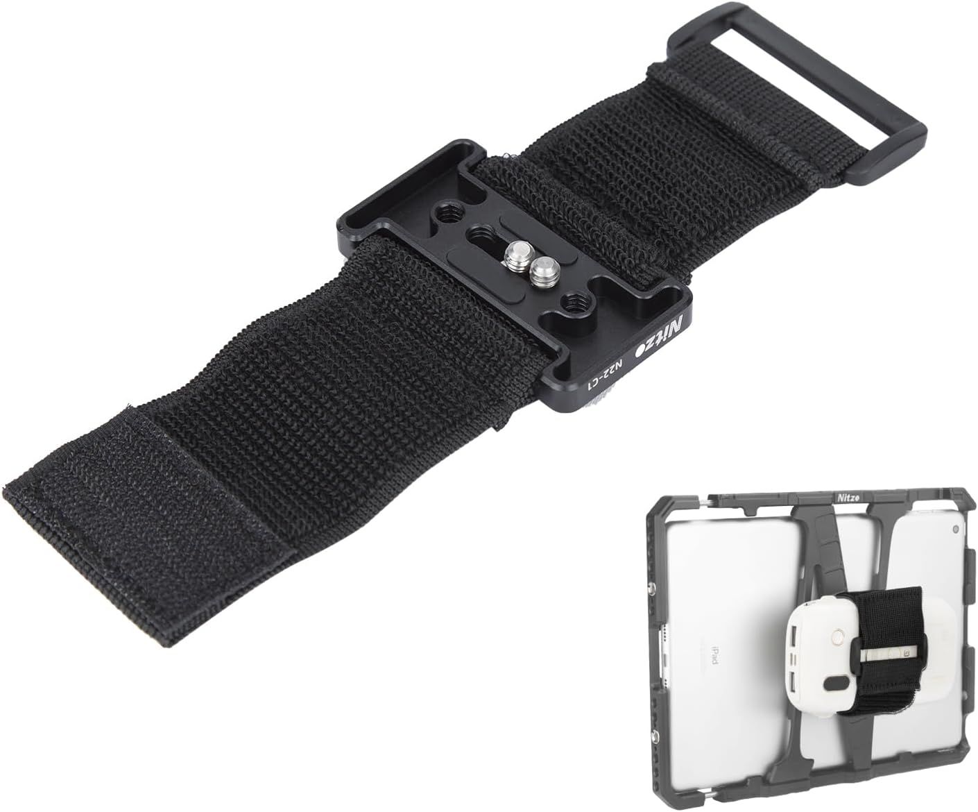 Cinturón de soporte para batería externa Loranka N22-C1 - Para cámaras y monitores con rosca de 1/4