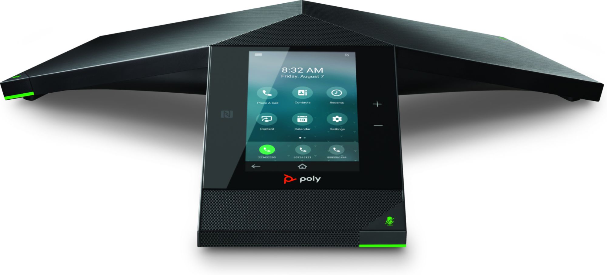 Téléphone de conférence Poly Trio 8800 IP, Noir, Écran 5