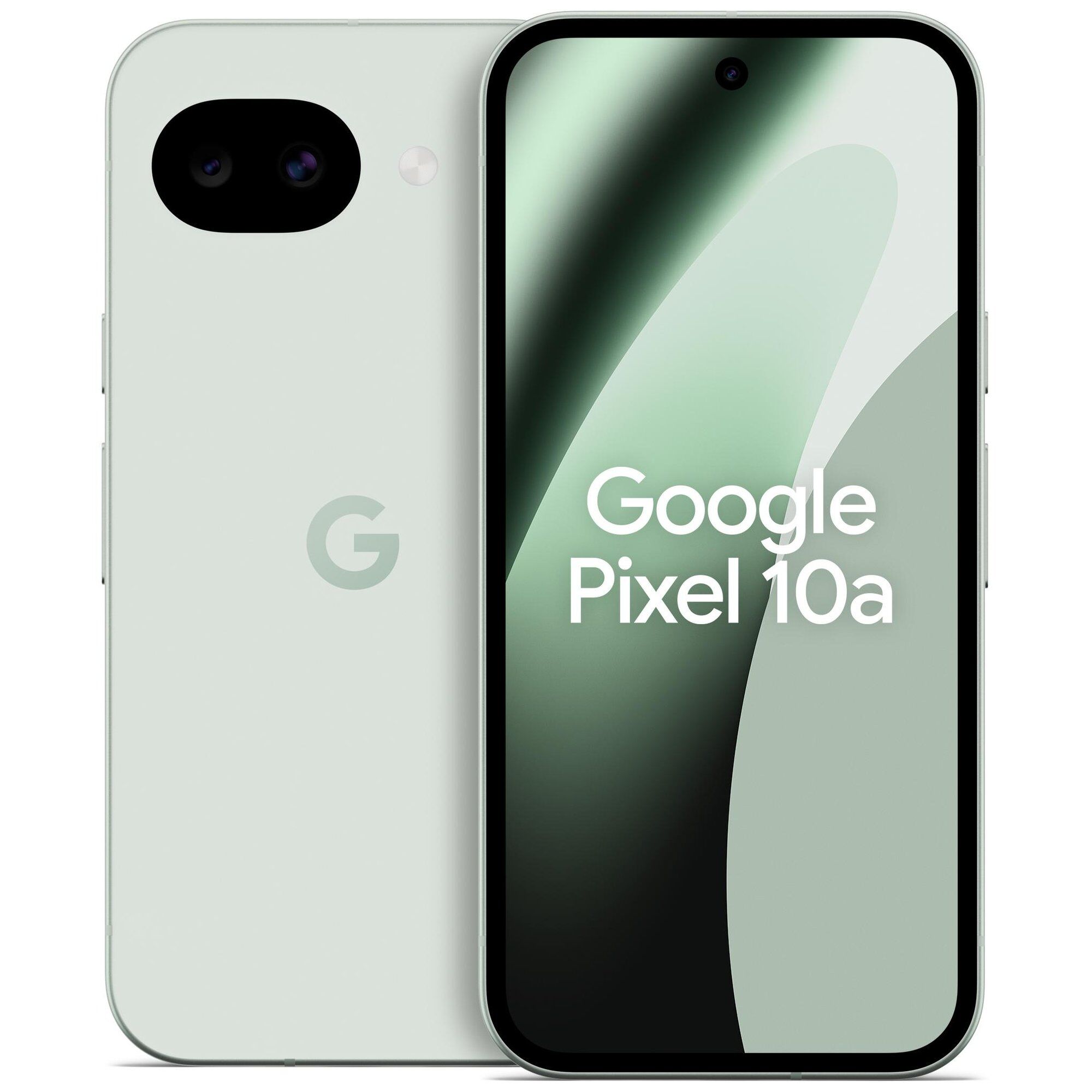 Google Pixel 10a - Écran 6,3", Double SIM, Android 16, 5G, 8 Go de RAM, 256 Go, Batterie 5100 mAh, Vert