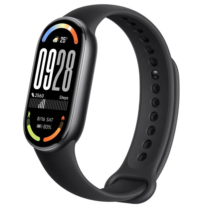 Xiaomi Smart Band 10 - 21-Day Battery Life - 1.72" AMOLED Screen - 5ATM Water Resistance - Black