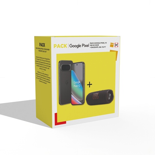 Google Pixel 10 Pro 6.3-inch 5G Dual SIM 128GB Black + JBL Flip 7 Black