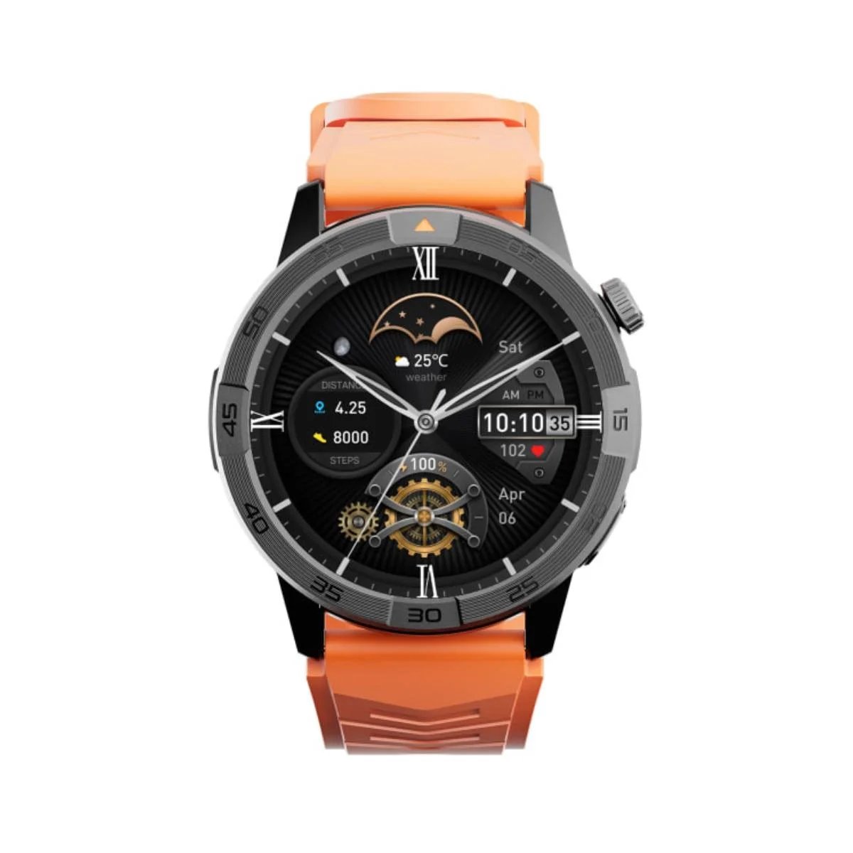 AGM Legion Pro 36mm Smartwatch - Black/Orange