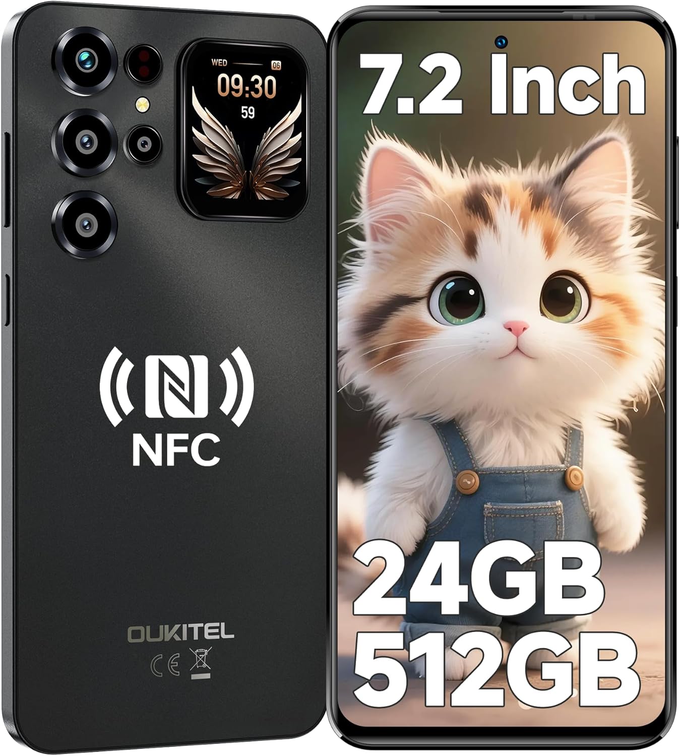 Doogee OUKITEL C68 Plus 24GB+512GB 7.2-inch 6000mAh Smartphone