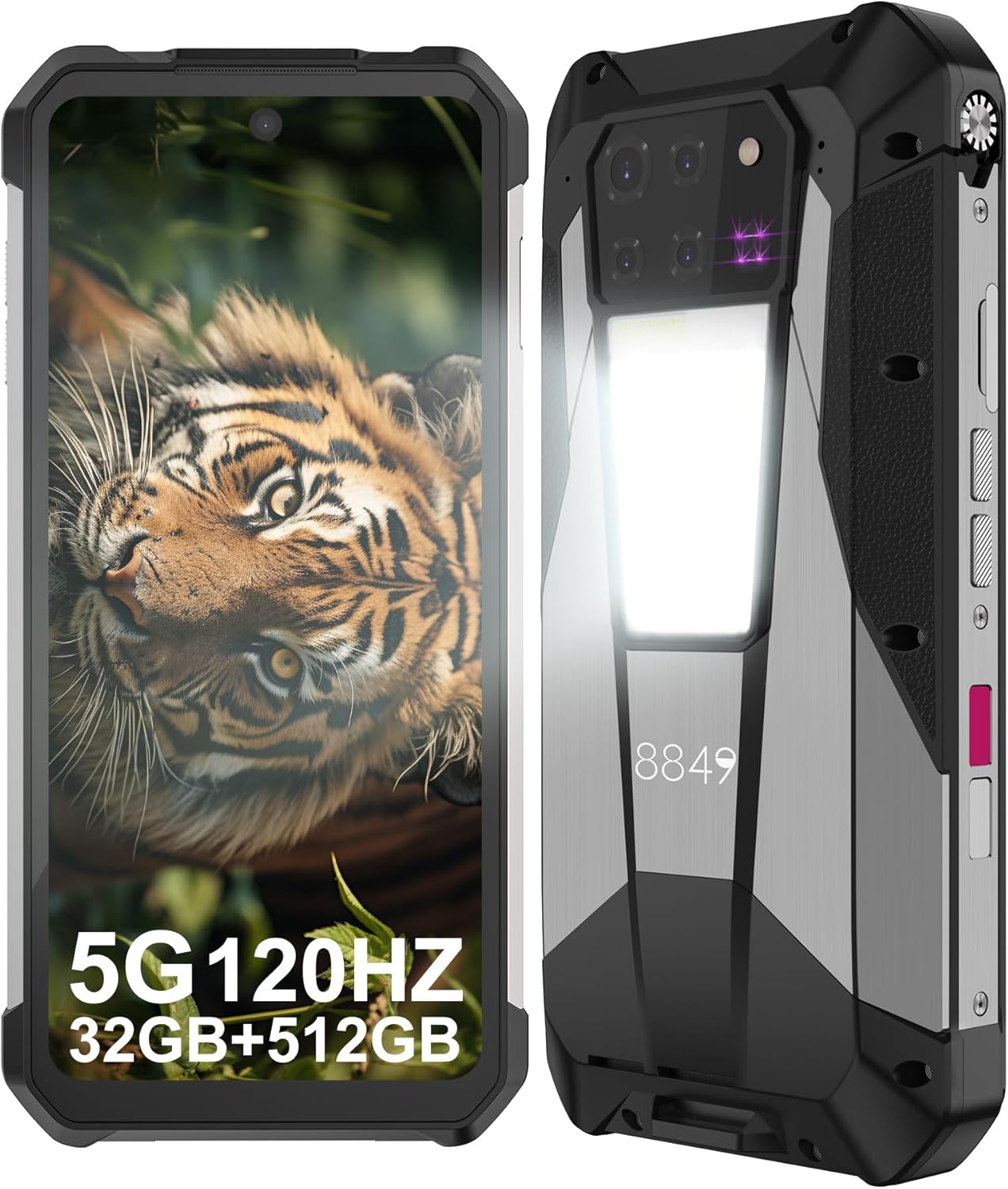 Doogee 8849 Tank 3 Pro 5G Waterproof Smartphone with Projector