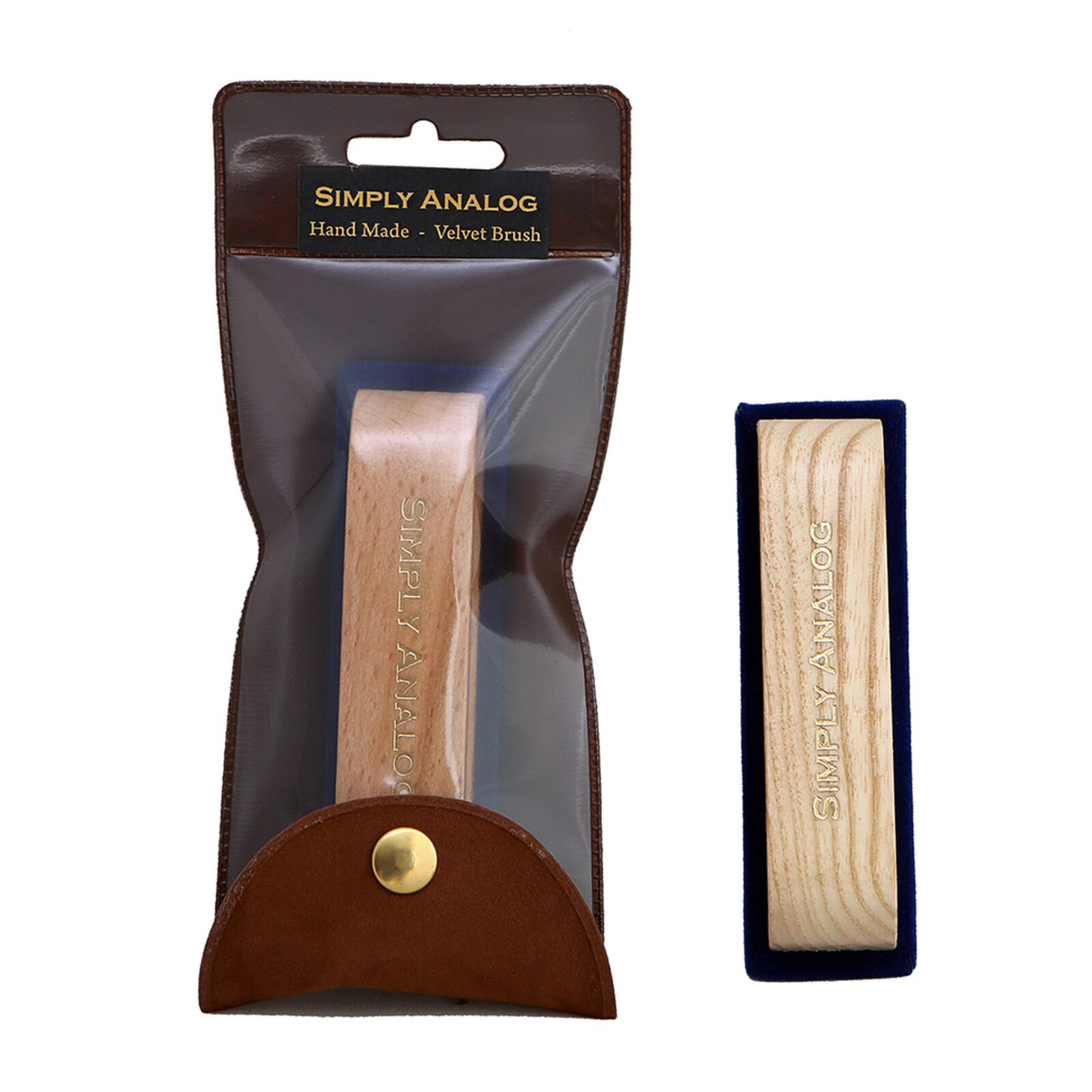 Simply Analog Velvet Cleaning Brush (Brown)
