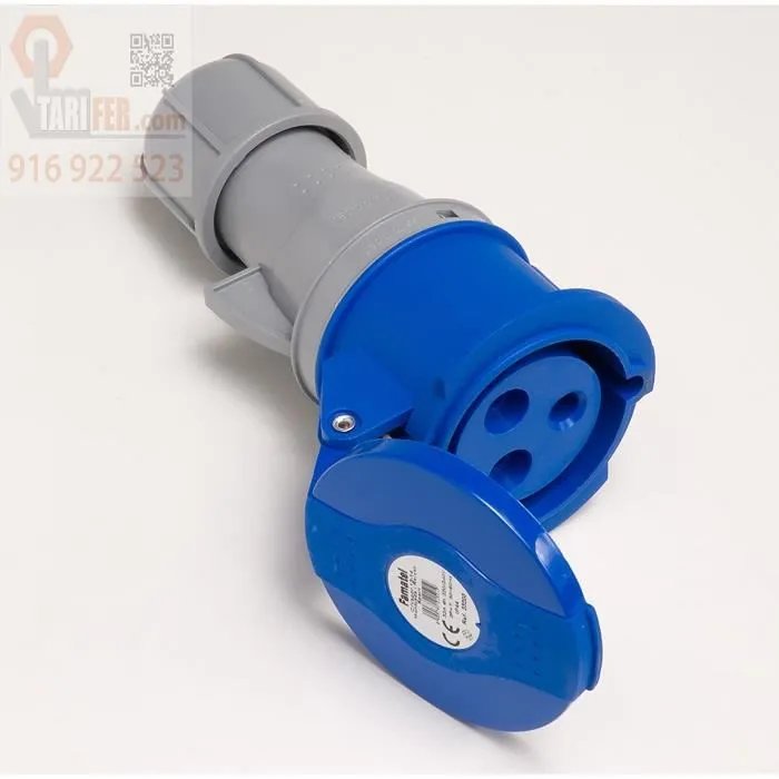 FAMATEL Mounting Base - M114053 - 2P + T - 16A - IP44