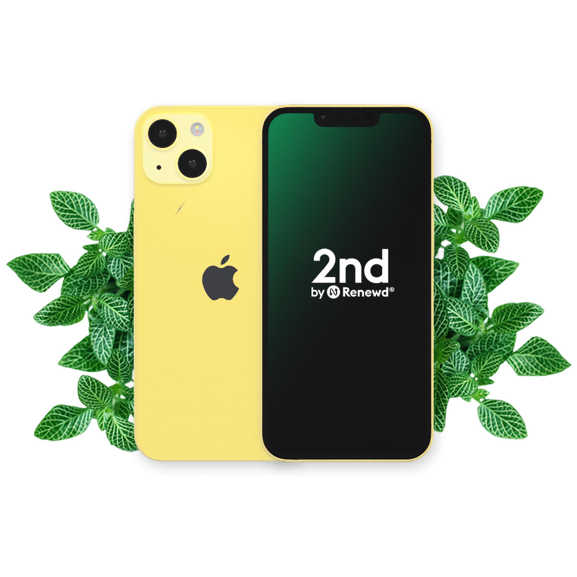 Renewd iPhone 14, 6.1-inch, Double SIM, 5G, 128GB, Yellow