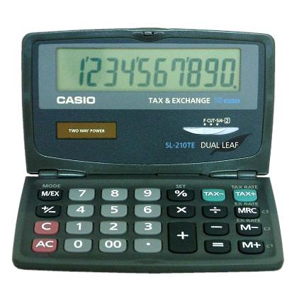 Casio SL-210TE Pocket Calculator