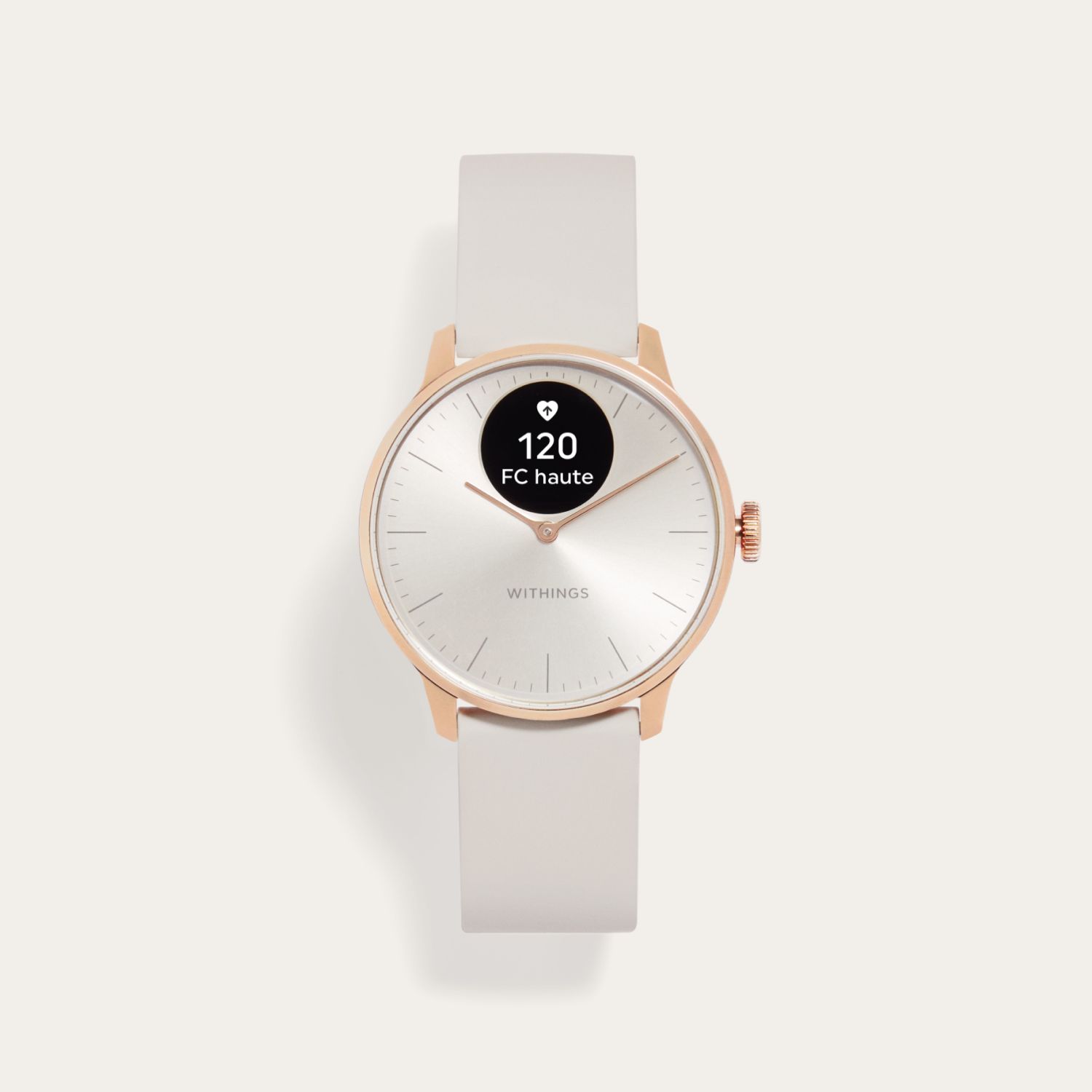 Withings ScanWatch Light - 37mm Rose Gold Health Smartwatch