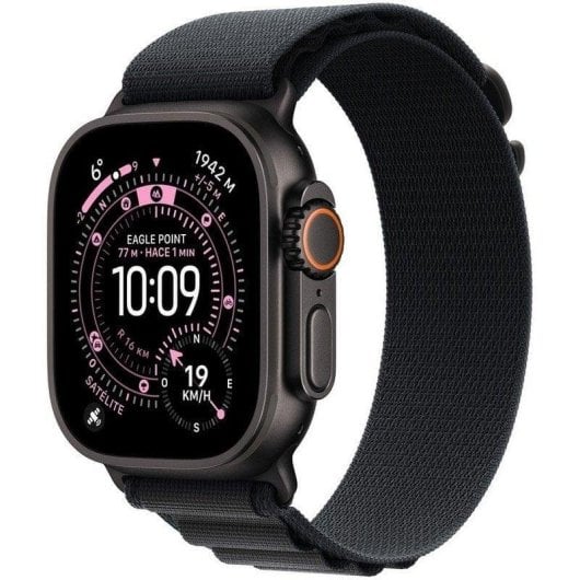 Apple Watch Ultra 3 GPS + Cellular 49mm Titanium Case Black with Loop Alpine Black Small Band