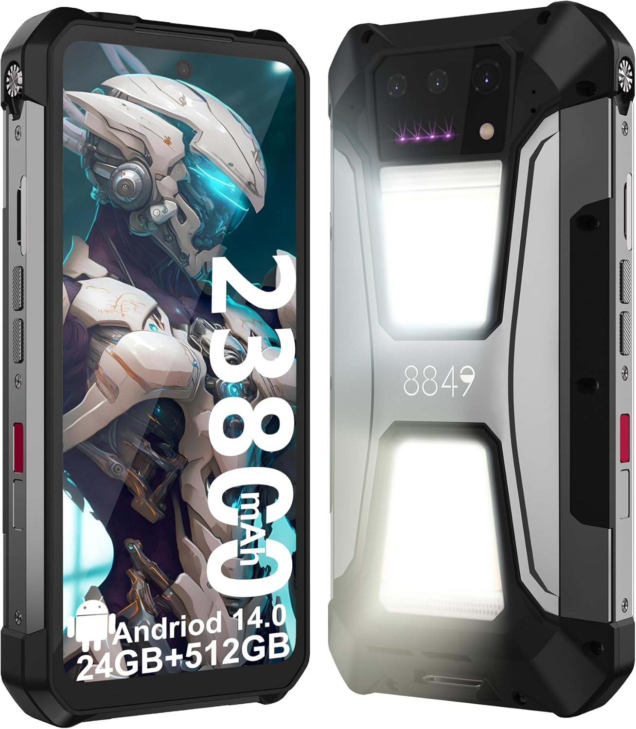 Doogee Tank 2 Pro 6.79-inch Smartphone (24GB + 512GB, IP68, Dual SIM, 4G)