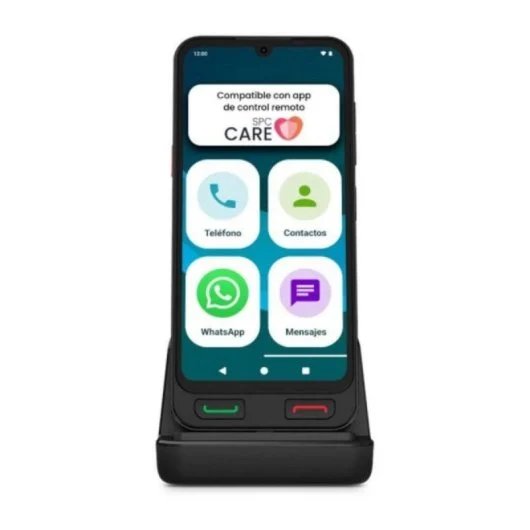 SPC Zeus 2 Pro 4GB RAM, 128GB Storage, 6.1" HD+ IPS, 4G Dual SIM, NFC, IP44, Wireless Charging, Android 15, Black