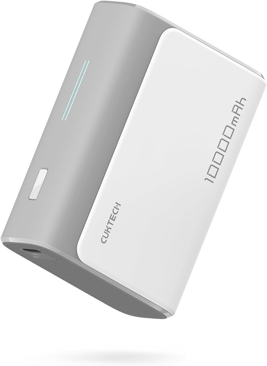 Batería externa Kalanka 10.000 mAh con carga rápida de 30 W y dos puertos USB-C - Gris