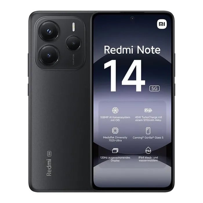 Xiaomi Redmi Note 14 - 8GB RAM - 256GB - 5G - 6.67" AMOLED 120Hz Screen