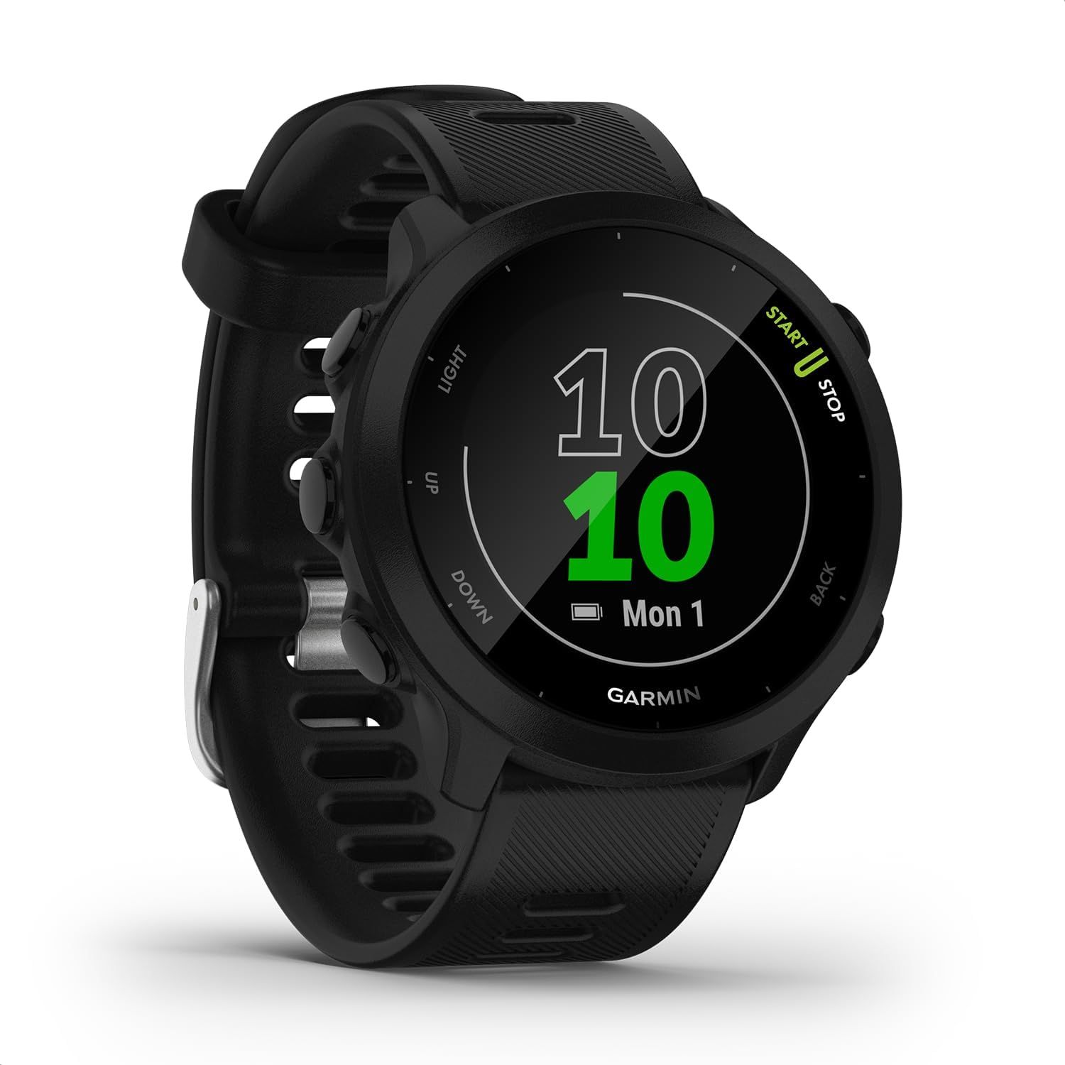 Forerunner 55 Garmin - Reloj GPS de múltiples deportes con funciones de entrenamiento y ritmo cardíaco en la muñeca