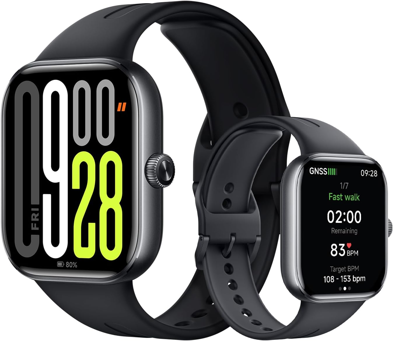Reloj inteligente Xiaomi Redmi Watch 5 - Seguimiento del deporte y la forma física, pantalla AMOLED de 53 mm, autonomía de hasta 24 días, más de 150 modos deportivos, monitoreo de frecuencia cardíaca, seguimiento del sueño